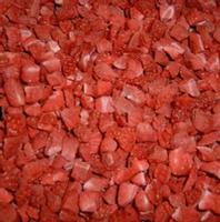 Freeze dried strawberry dice