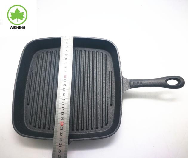 China Manufacture Preseasoned Cast Iron Frying