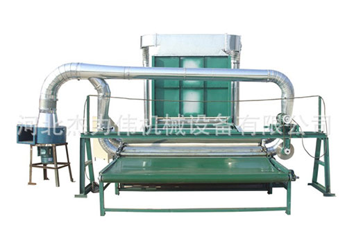 Carding machine with cutter