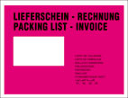 packing list envelope