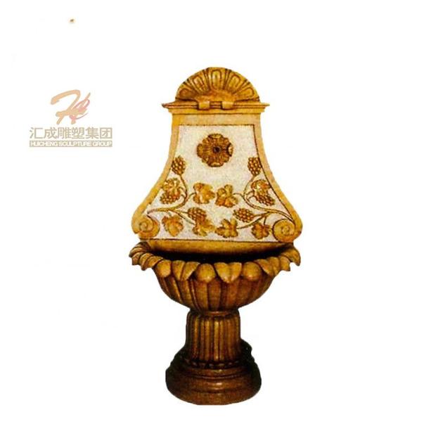 Factory Manufactured Mounted Marble Wall Fountain