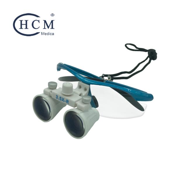 HCM MEDICA ENT Dentist Headlight 2.5x 3.5x Surgical Medical Loupes Magnifier Magnifying Glasses