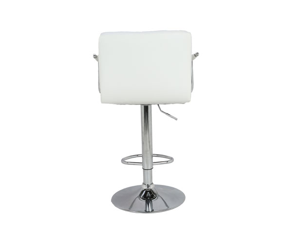 Custom White Pu Leather Bar Stool Bulk For Sale