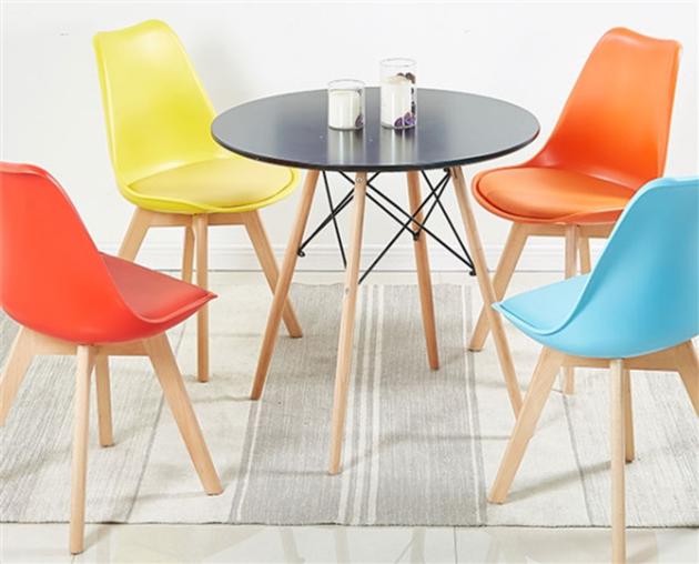 Custom Grey Plastic Dining Chairs Bulk For Sale