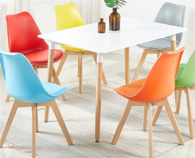 Custom Grey Plastic Dining Chairs Bulk
