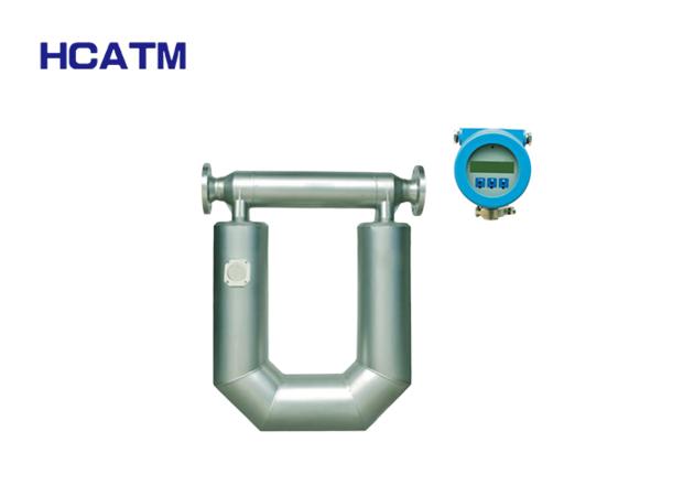 24VDC Stable Liquid Gas Coriolis Mass Flow Meter With High Precision