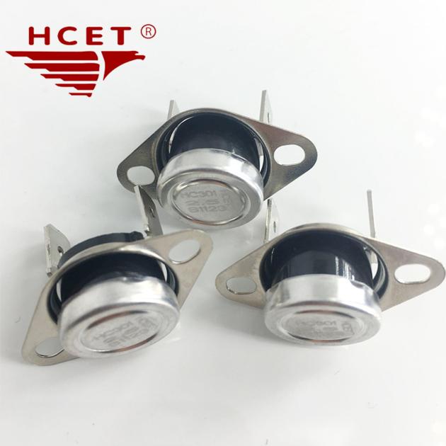 KSD301 Bimetal Thermostats 25C Normally Closed