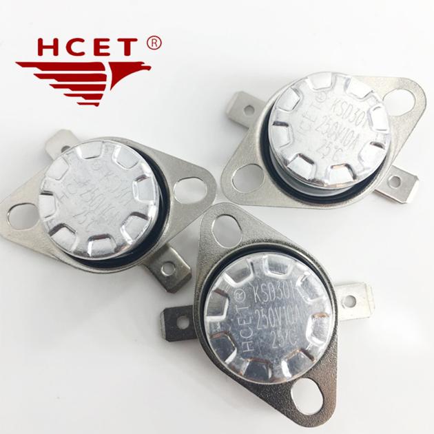KSD301 Bimetal Thermostats 25C Normally Closed