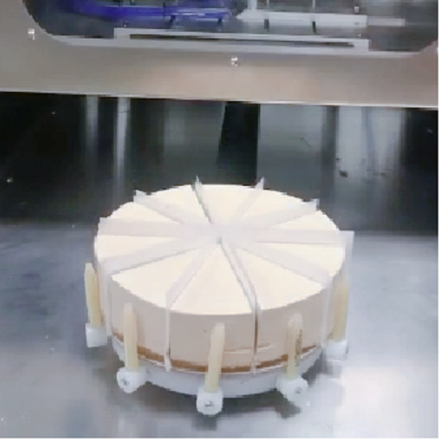 Ultrasonic Frozen Cake Cutting Machine With