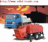 trailer concrete pump