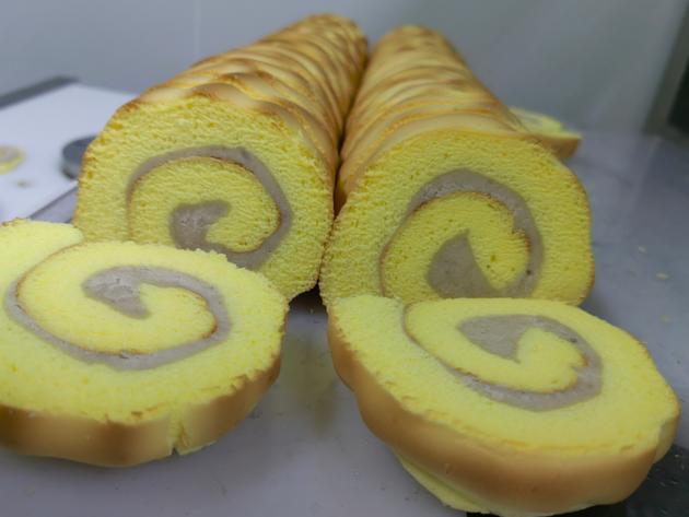 Automatic Ultrasonic Frozen Cheese Cake Cutting