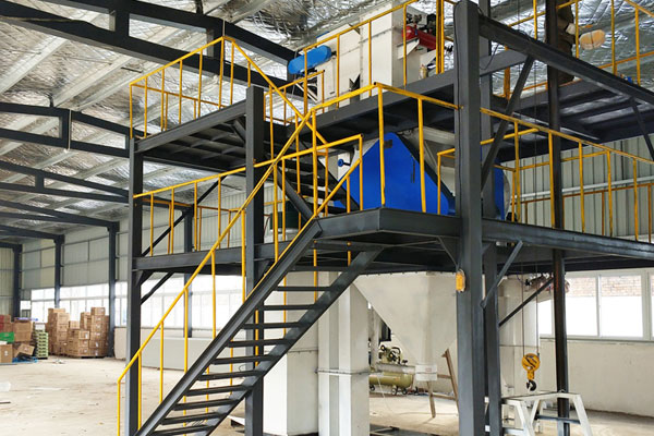Full automatic 10 ton powder animal feed production line 