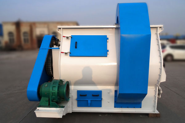 double shaft animal feed factory use powder horizontal ribbon blender/powder 