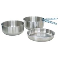 2-3 person Stainless Steel  Camping Cookware (A-SB-0094)