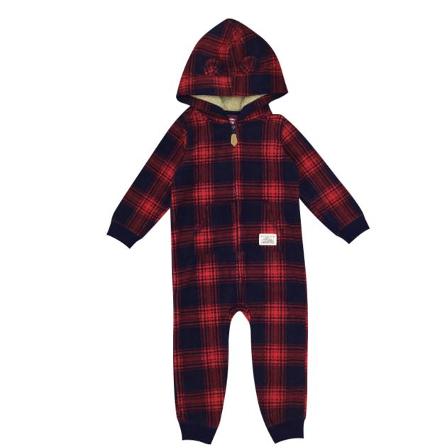 Long Sleeved Velvet Fleece Baby Romper Suit Infant Garment Baby Crawling Romper