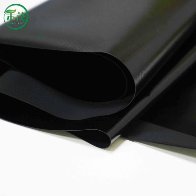 250D Double Sides Tarpaulin Black TPU Film for Handbags