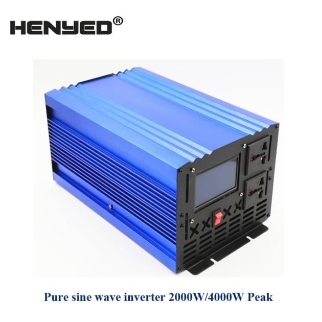 12V/24V solar panel inverter ture sine wave 2000W 220v/230v/240v