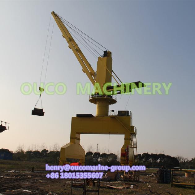 Portal Crane Mobile Portal Crane For Pier Shipyard 20T 7-30m Marine Crane