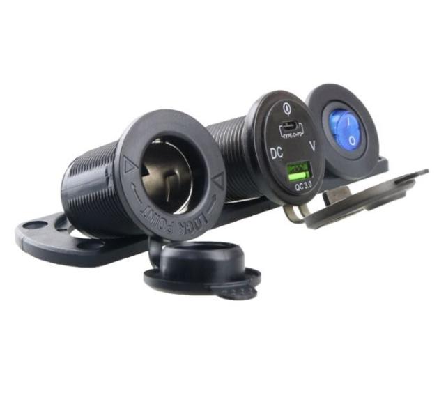 PD QC3 0 12v Dual Usb