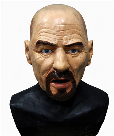 Realistic Latex Old Man Mask for Adult Party Dress Up