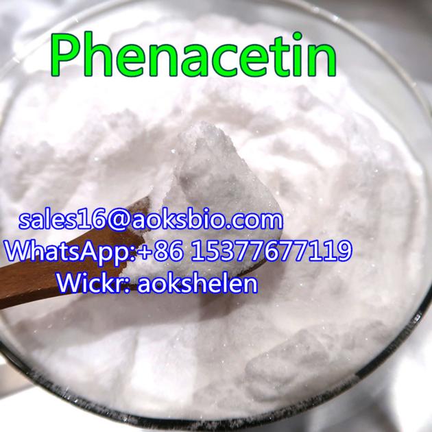 CAS 62-44-2 Phenacetin China Supplier Raw Phenacetin Powder