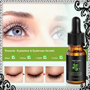 EYELASHES EYEBROWS LENGTH AND GROWTH CASTOR OIL