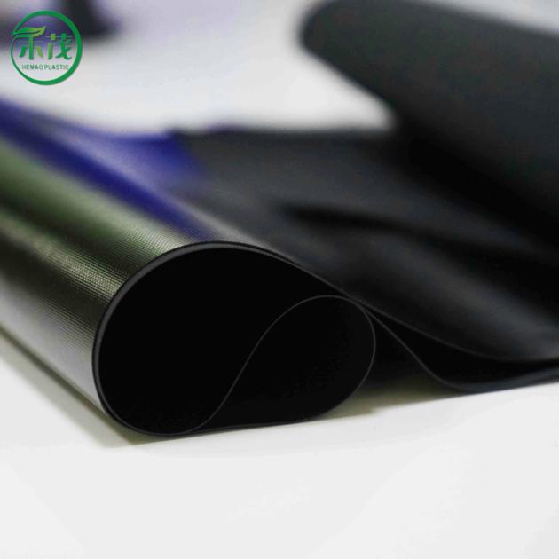 250D Double Sides Tarpaulin Black TPU