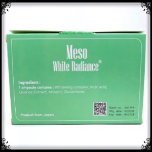 MESO WHITE RADIANCE ALPHA ARBUTIN 2