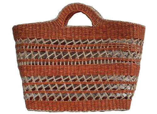 Straw Palm Leaf Bags