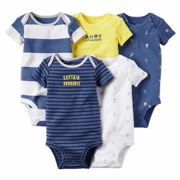 Short Sleeved Baby Romper Suits