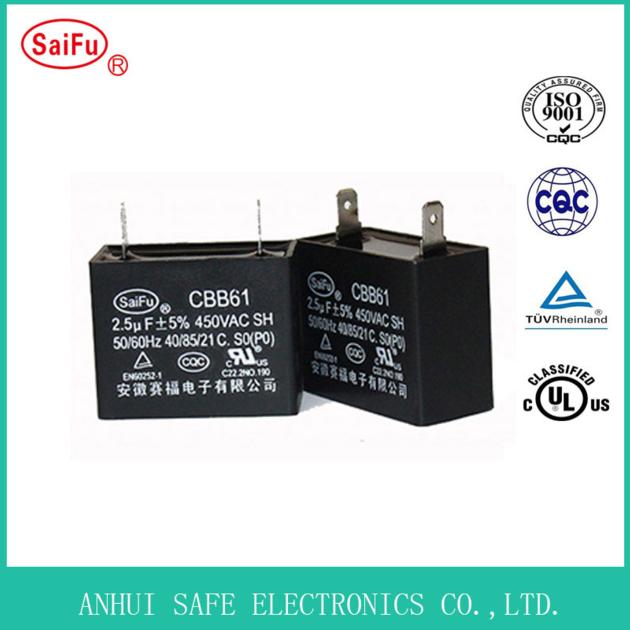 CBB61 Fan Startup Capacitor