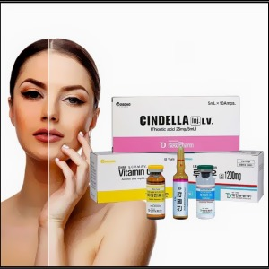 CINDELLA LUTHIONE 1200MG VITAMIN C SET