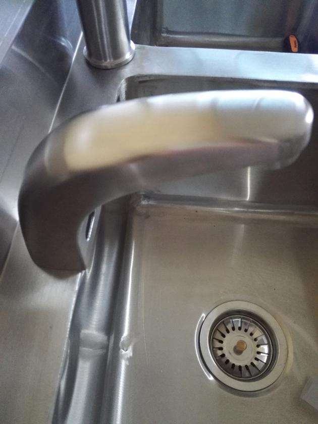 Stainless steel Basin induction faucet