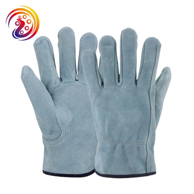 pigskin transport carrying factory driving gardening protective safety work gloves