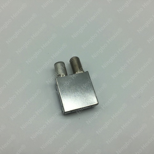 f connector with metal shielding cover 