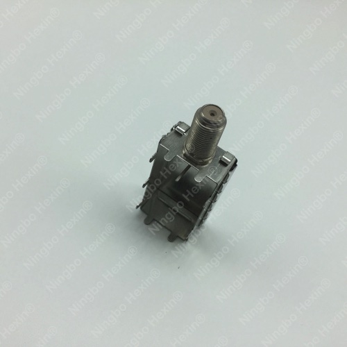 F Connector With Metal Shielding Cover
