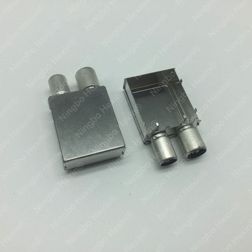 F Connector With Metal Shielding Cover