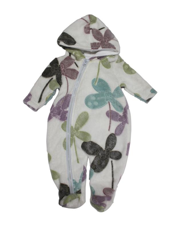 Long Sleeved Velvet Fleece Baby Romper Suit Infant Garment Baby Crawling Romper