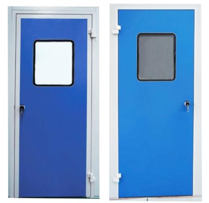 Industrial Customer-Tailored Construction Material Aluminum Alloy 50mm Clearoom Automatic Door