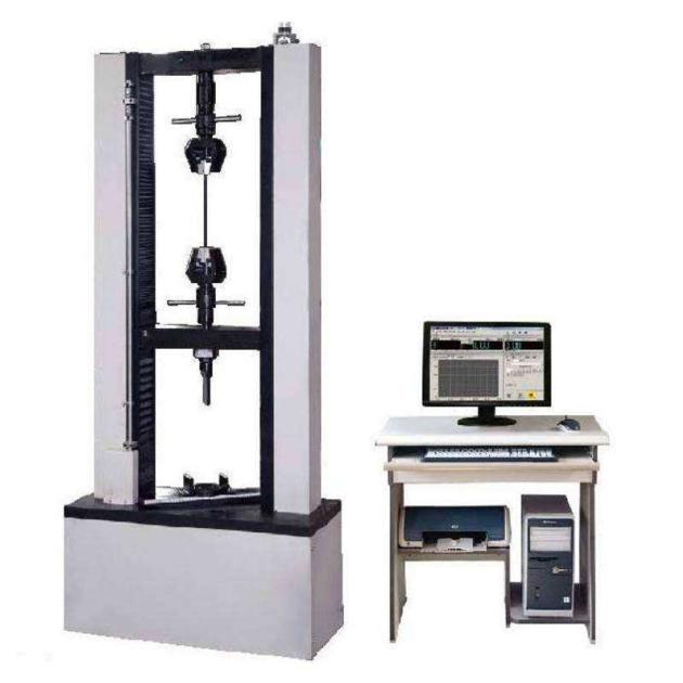 Rubber tensile testing machine