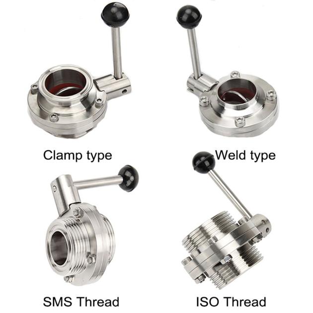 Sanitary Tri Clamp Butterfly Valves