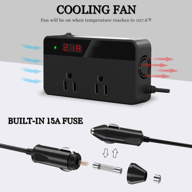 200W AC 220V 110V DC 12V