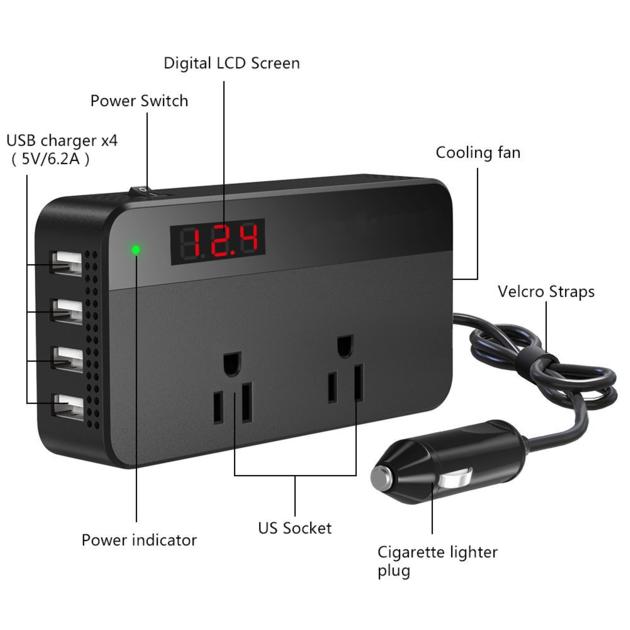 200W AC 220V 110V DC 12V