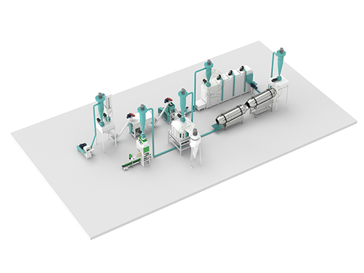 Dry Type Fish Feed Plant