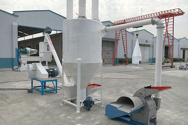 mini chicken duck pellet line auto feed mill plant