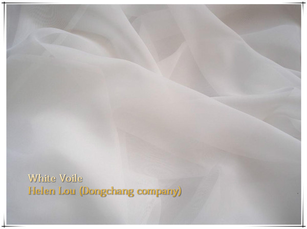 White voile 35/36"