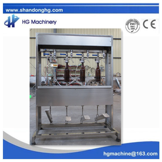 Semi-automatic beer filler