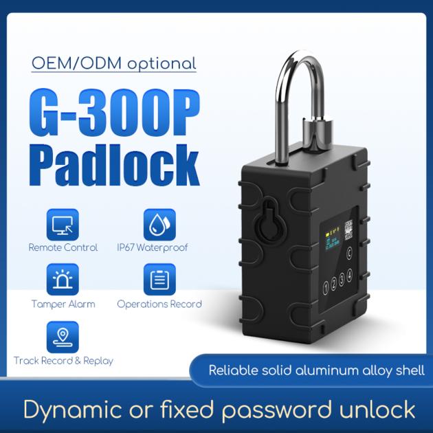 G300P GPS Tracker Padlock Smart Electronic Eseal Lock