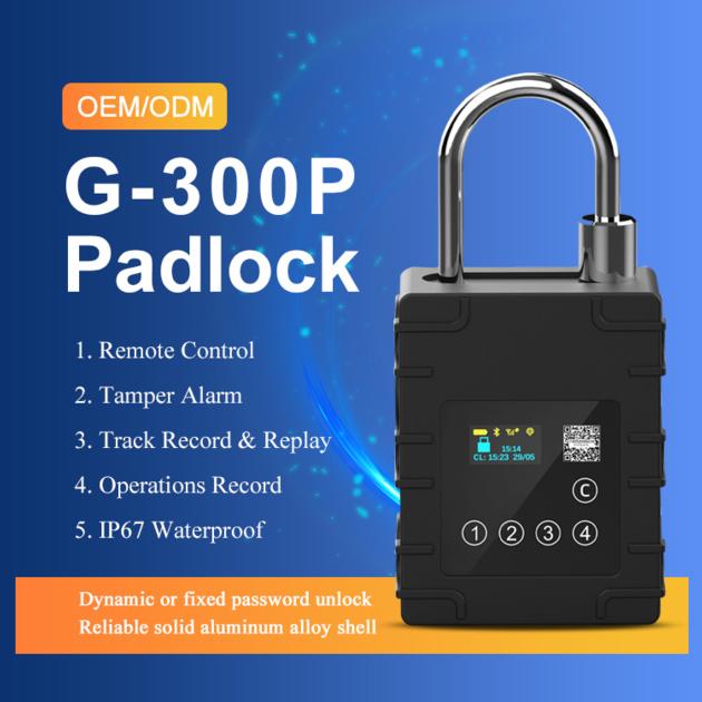 G300P GPS Tracker Padlock Container Smart Electronic Seal Lock