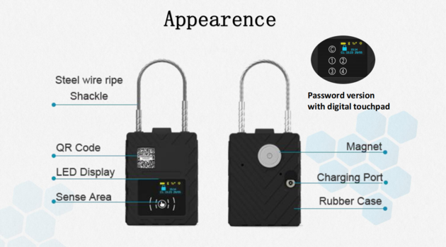 G360N Online Monitor GPS Tracker Padlock